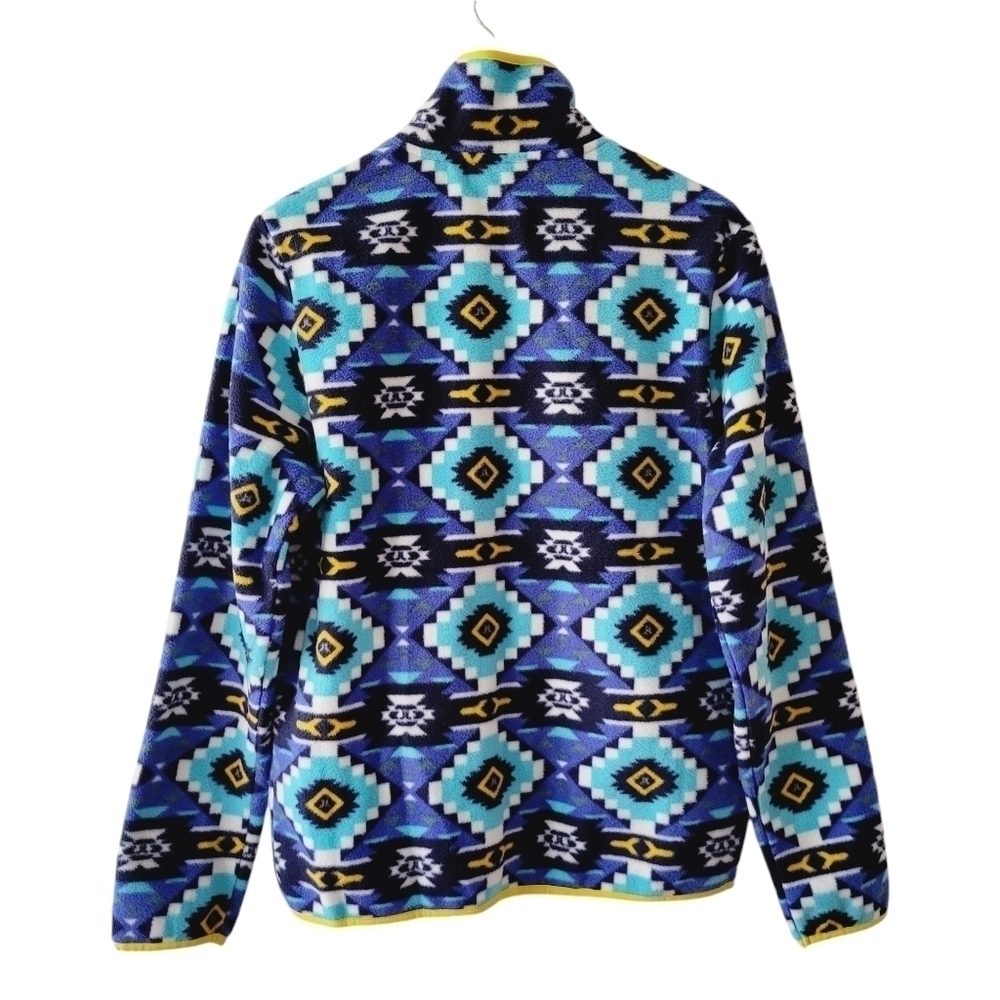 WESC Moritz Aztec Unisex Polar Fleece Jacket - Picture 2 of 13